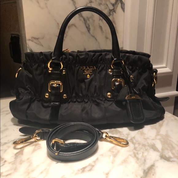 Prada Handbags - Prada Tessuto Gaufre Tote
